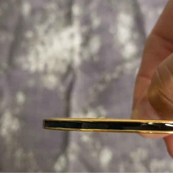 Enameled Hinged Cuff Bracelet - Picture 2 of 9